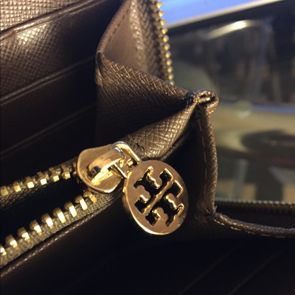 Tory Burch Brown Nylon Continental Wallet - Picture 6 of 12